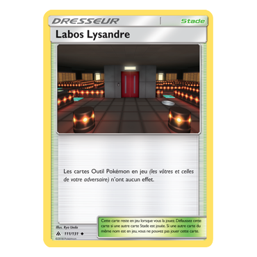 Labos Lysandre 111/131 : Joyau Peu commune de l'extension Pokémon Lumière Interdite
