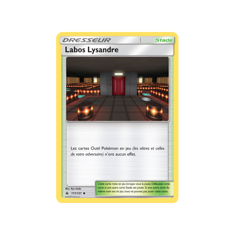 Labos Lysandre 111/131 : Joyau Peu commune de l'extension Pokémon Lumière Interdite