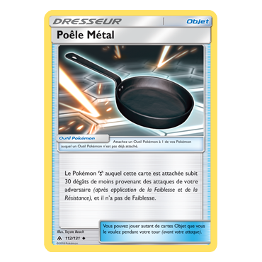 Découvrez Poêle Métal, carte Peu commune de la série Lumière Interdite