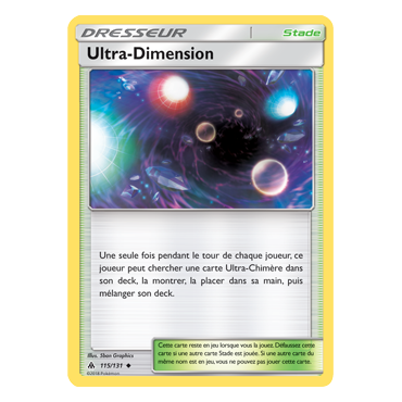 Carte Ultra-Dimension - Peu commune de Pokémon Lumière Interdite 115/131