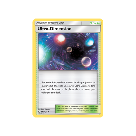 Carte Ultra-Dimension - Peu commune de Pokémon Lumière Interdite 115/131
