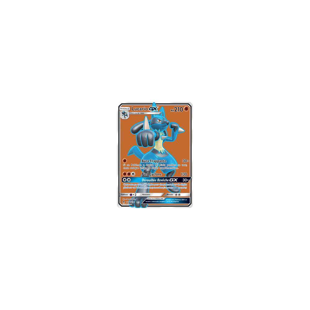 Lucario 122/131 : Joyau Ultra rare de l'extension Pokémon Lumière Interdite