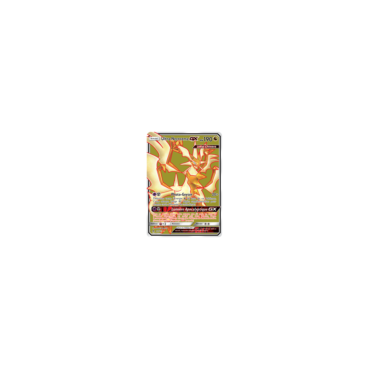 Ultra-Necrozma 127/131 : Joyau Ultra rare de l'extension Pokémon Lumière Interdite