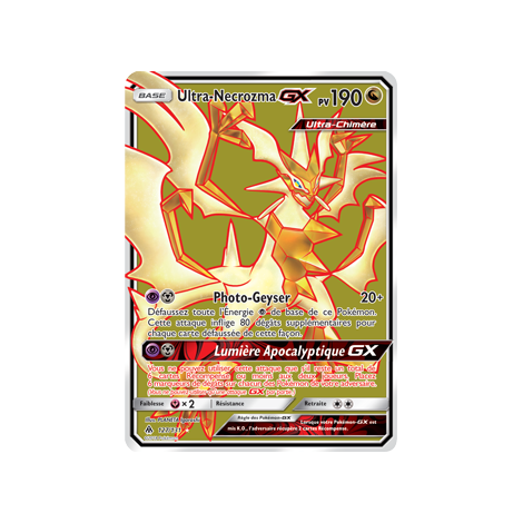 Ultra-Necrozma 127/131 : Joyau Ultra rare de l'extension Pokémon Lumière Interdite