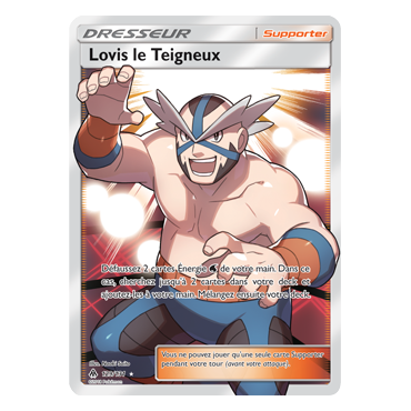 Carte Lovis le Teigneux - Ultra rare de Pokémon Lumière Interdite 129/131