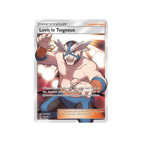 Carte Lovis le Teigneux - Ultra rare de Pokémon Lumière Interdite 129/131