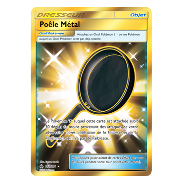Poêle Métal 144/131 : Joyau Holographique rare de l'extension Pokémon Lumière Interdite