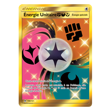 Carte Énergie Unitaire - Holographique rare de Pokémon Lumière Interdite 146/131