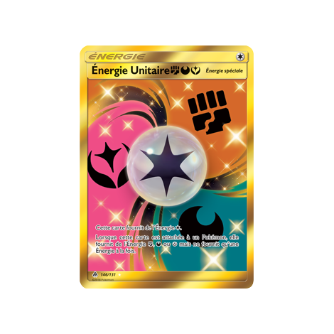 Carte Énergie Unitaire - Holographique rare de Pokémon Lumière Interdite 146/131