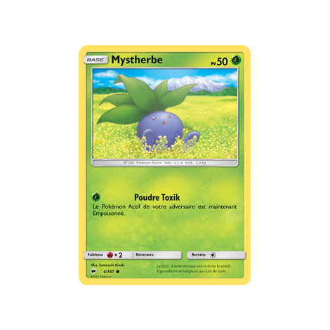 Mystherbe 4/147 : Joyau Commune de l'extension Pokémon Ombres Ardentes