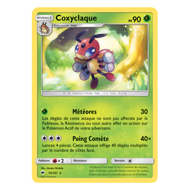 Coxyclaque 10/147 : Joyau Rare de l'extension Pokémon Ombres Ardentes