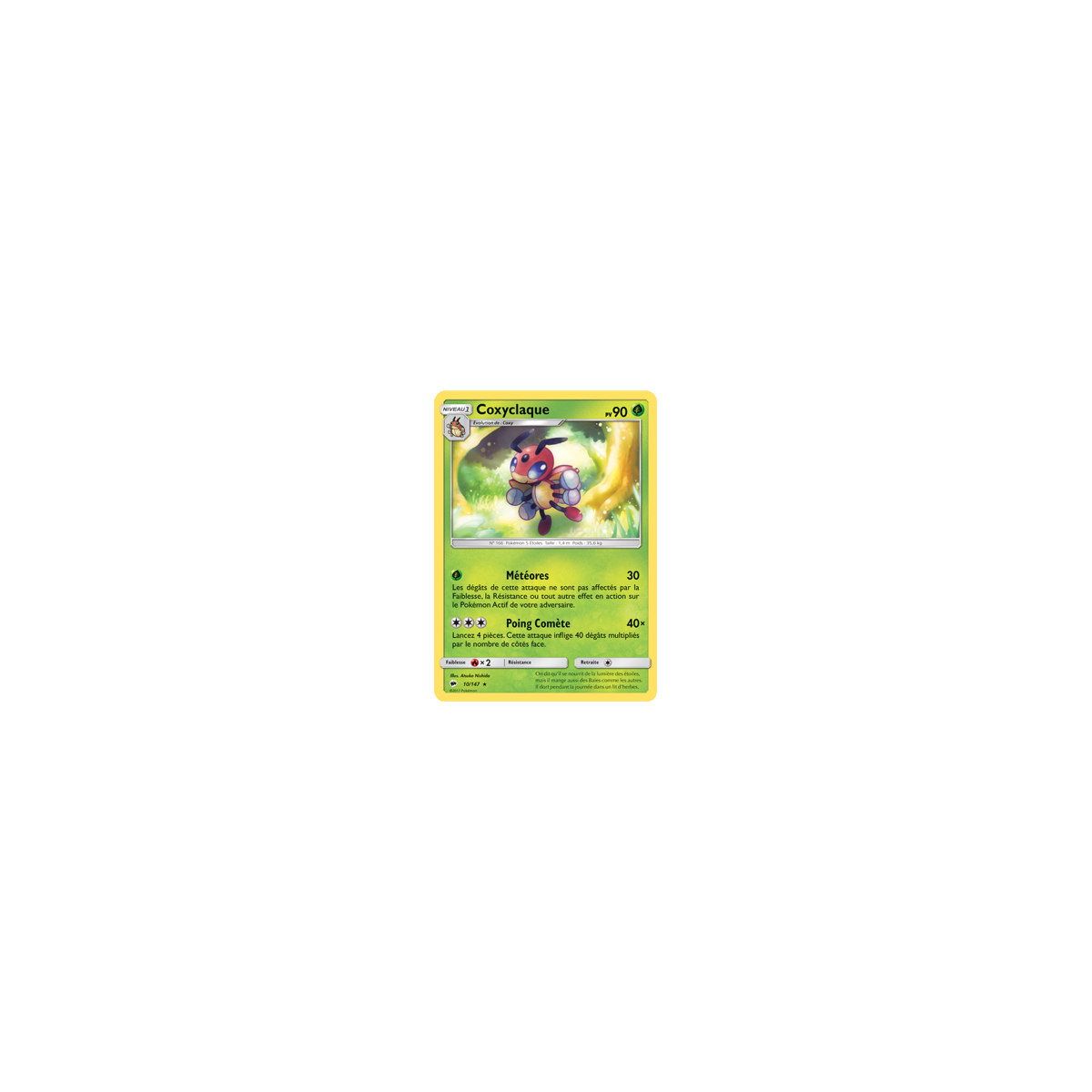 Coxyclaque 10/147 : Joyau Rare de l'extension Pokémon Ombres Ardentes