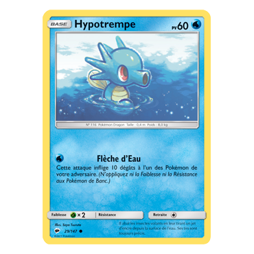 Hypotrempe 29/147 : Joyau Commune de l'extension Pokémon Ombres Ardentes