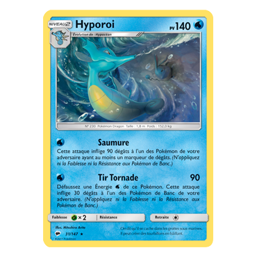 Carte Hyporoi - Holographique rare de Pokémon Ombres Ardentes 31/147
