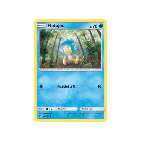 Carte Flotajou - Commune de Pokémon Ombres Ardentes 36/147