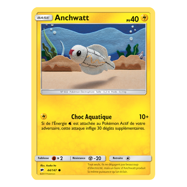 Anchwatt 44/147 : Joyau Commune de l'extension Pokémon Ombres Ardentes