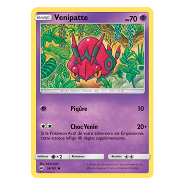 Découvrez Venipatte, carte Commune de la série Ombres Ardentes