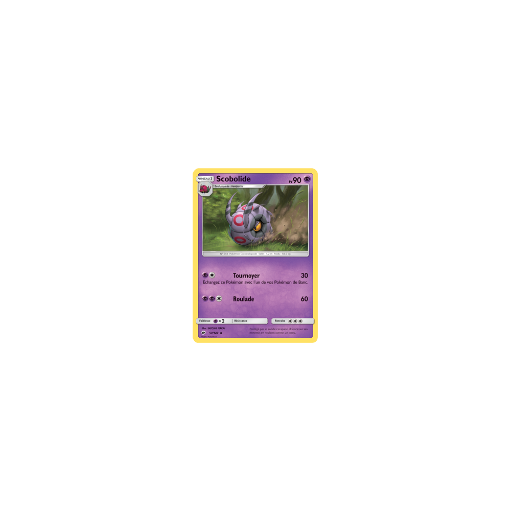 Carte Scobolide - Peu commune de Pokémon Ombres Ardentes 57/147