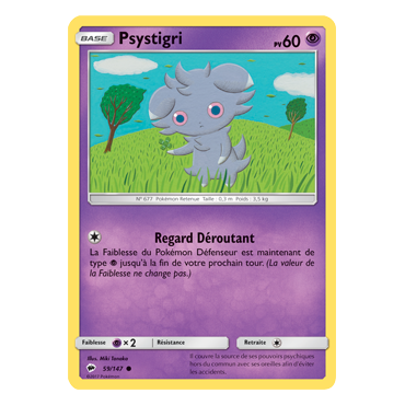 Carte Psystigri - Commune de Pokémon Ombres Ardentes 59/147