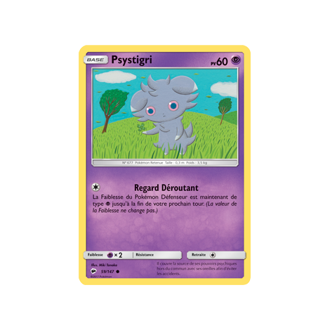 Carte Psystigri - Commune de Pokémon Ombres Ardentes 59/147