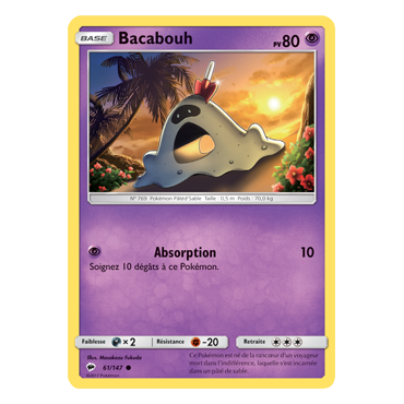 Carte Bacabouh - Commune de Pokémon Ombres Ardentes 61/147