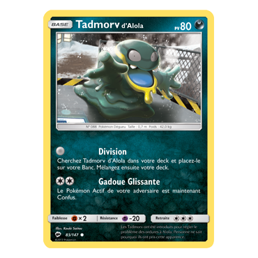 Tadmorv d'Alola 83/147 : Joyau Commune de l'extension Pokémon Ombres Ardentes