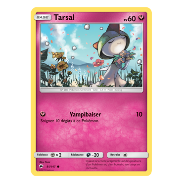 Carte Tarsal - Commune de Pokémon Ombres Ardentes 91/147