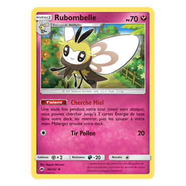 Découvrez Rubombelle, carte Peu commune de la série Ombres Ardentes