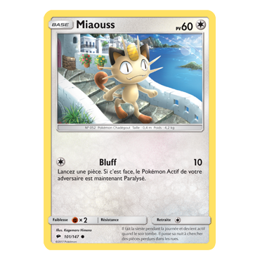 Découvrez Miaouss, carte Commune de la série Ombres Ardentes