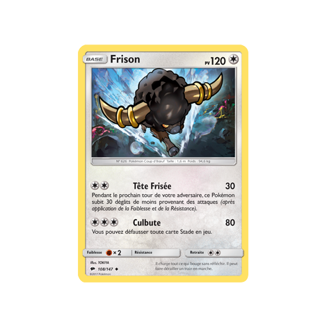 Carte Frison - Peu commune de Pokémon Ombres Ardentes 108/147