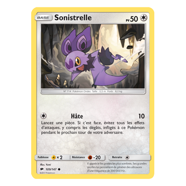 Découvrez Sonistrelle, carte Commune de la série Ombres Ardentes