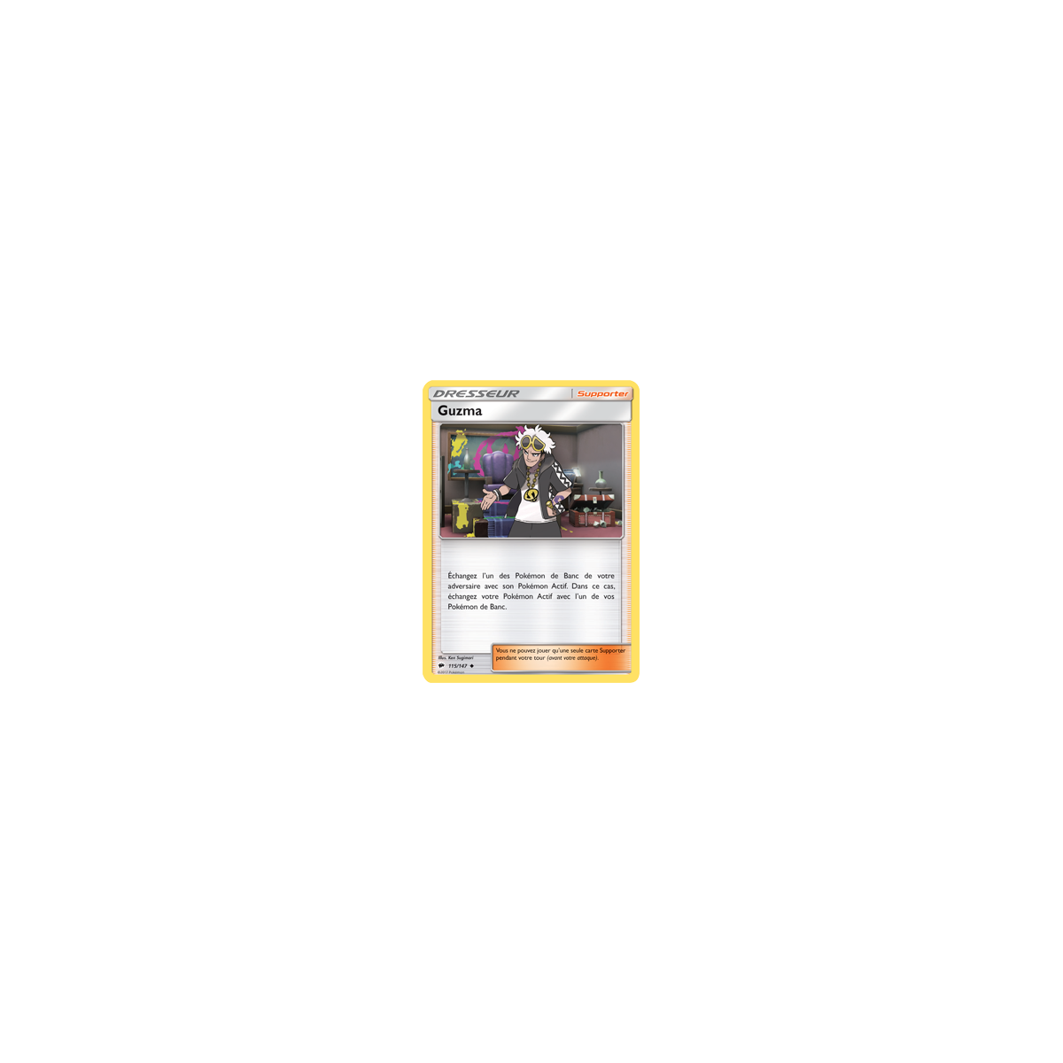 Guzma 115/147 : Joyau Peu commune de l'extension Pokémon Ombres Ardentes