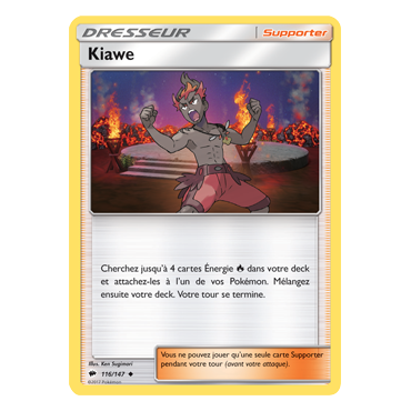 Kiawe 116/147 : Joyau Peu commune de l'extension Pokémon Ombres Ardentes