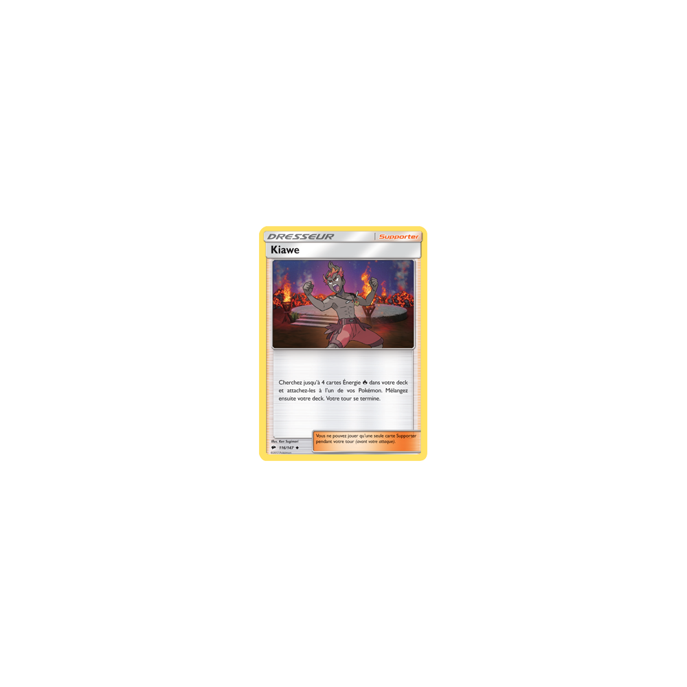 Kiawe 116/147 : Joyau Peu commune de l'extension Pokémon Ombres Ardentes