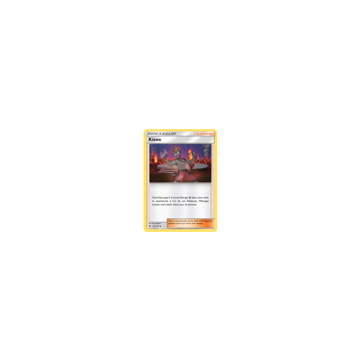 Kiawe 116/147 : Joyau Peu commune de l'extension Pokémon Ombres Ardentes