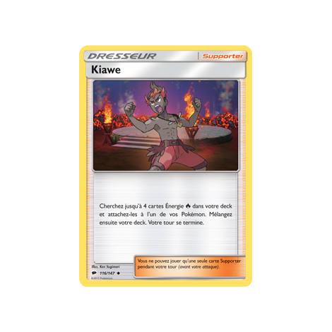 Kiawe 116/147 : Joyau Peu commune de l'extension Pokémon Ombres Ardentes