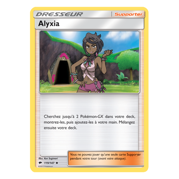 Alyxia 119/147 : Joyau Peu commune de l'extension Pokémon Ombres Ardentes