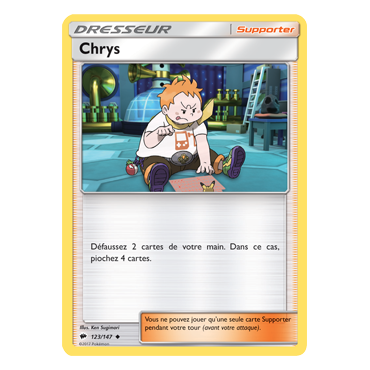 Carte Chrys - Peu commune de Pokémon Ombres Ardentes 123/147