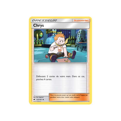 Carte Chrys - Peu commune de Pokémon Ombres Ardentes 123/147