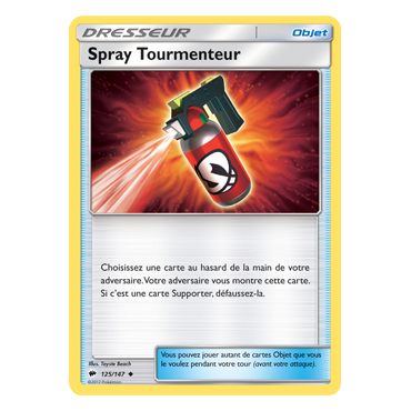 Découvrez Spray Tourmenteur, carte Peu commune de la série Ombres Ardentes