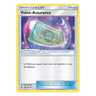 Vulné-Assurance 126/147 : Joyau Peu commune de l'extension Pokémon Ombres Ardentes