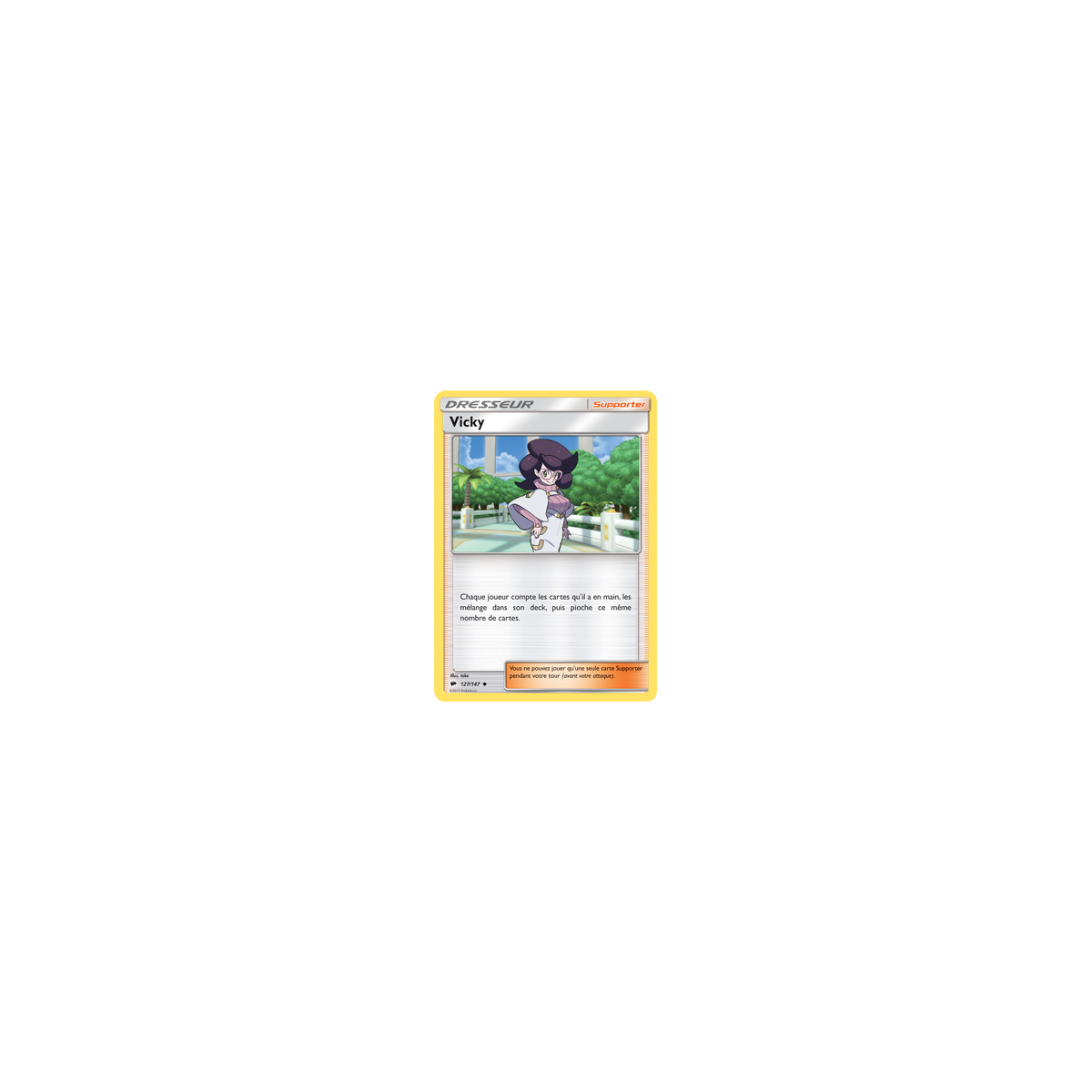 Vicky 127/147 : Joyau Peu commune de l'extension Pokémon Ombres Ardentes