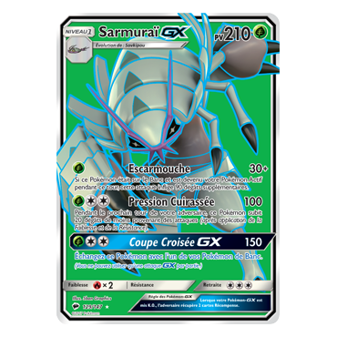 Découvrez Sarmuraï, carte Ultra rare de la série Ombres Ardentes