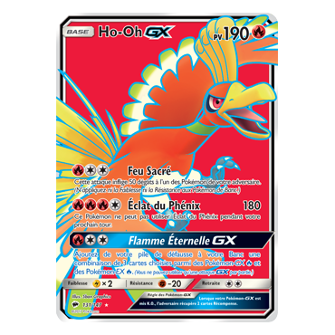 Carte Ho-Oh - Ultra rare de Pokémon Ombres Ardentes 131/147