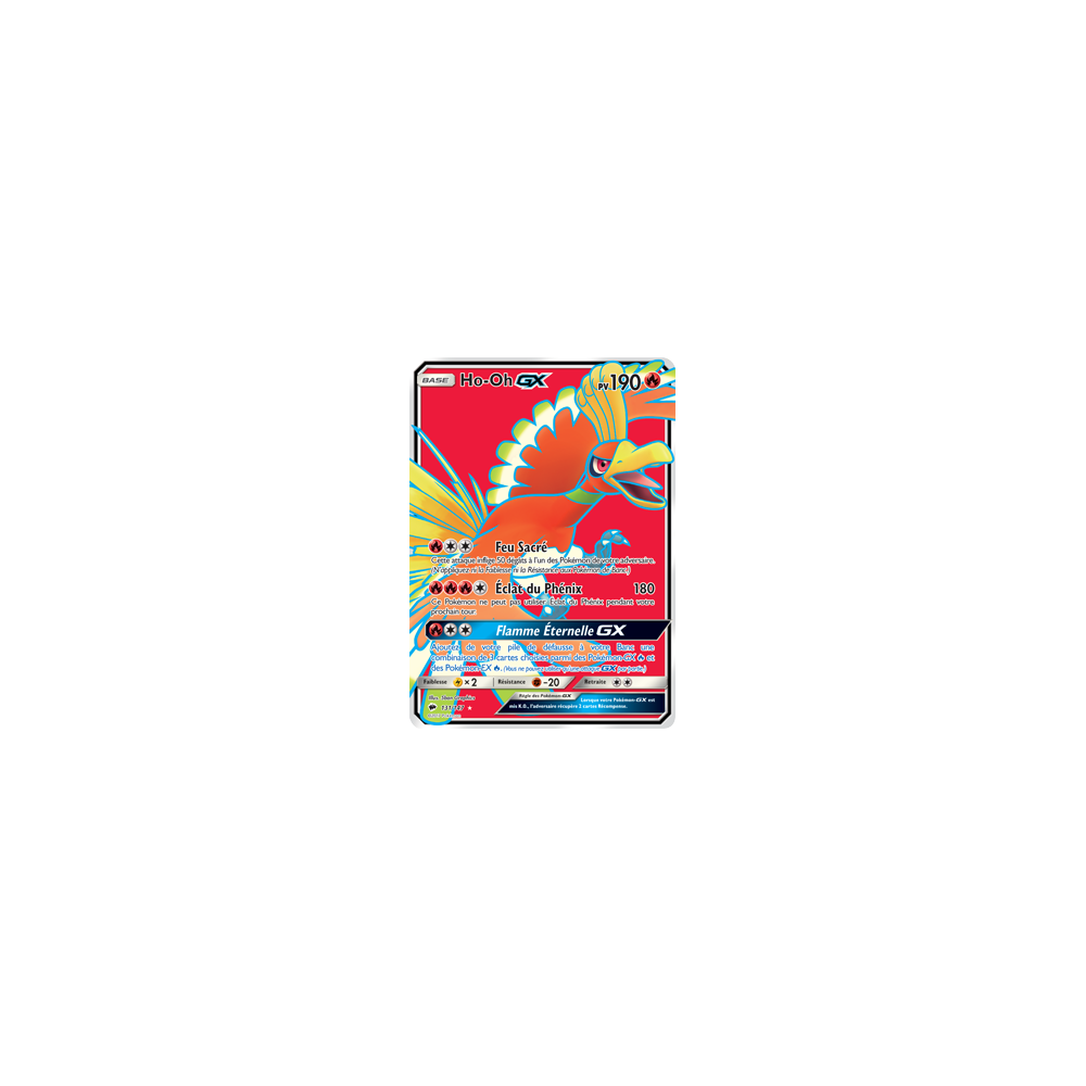 Carte Ho-Oh - Ultra rare de Pokémon Ombres Ardentes 131/147