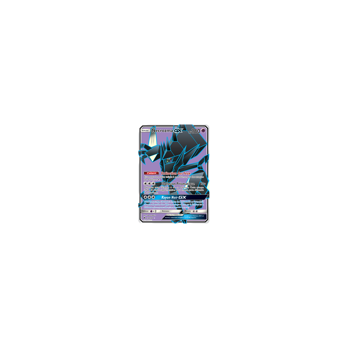 Necrozma 134/147 : Joyau Ultra rare de l'extension Pokémon Ombres Ardentes