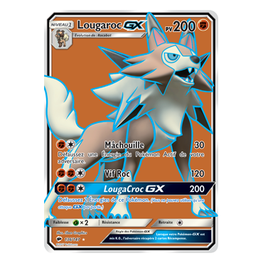 Carte Lougaroc - Ultra rare de Pokémon Ombres Ardentes 136/147