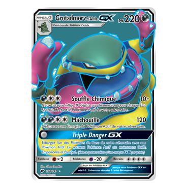 Carte Grotadmorv d'Alola - Ultra rare de Pokémon Ombres Ardentes 138/147