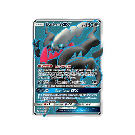 Découvrez Darkrai, carte Ultra rare de la série Ombres Ardentes