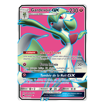 Carte Gardevoir - Ultra rare de Pokémon Ombres Ardentes 140/147